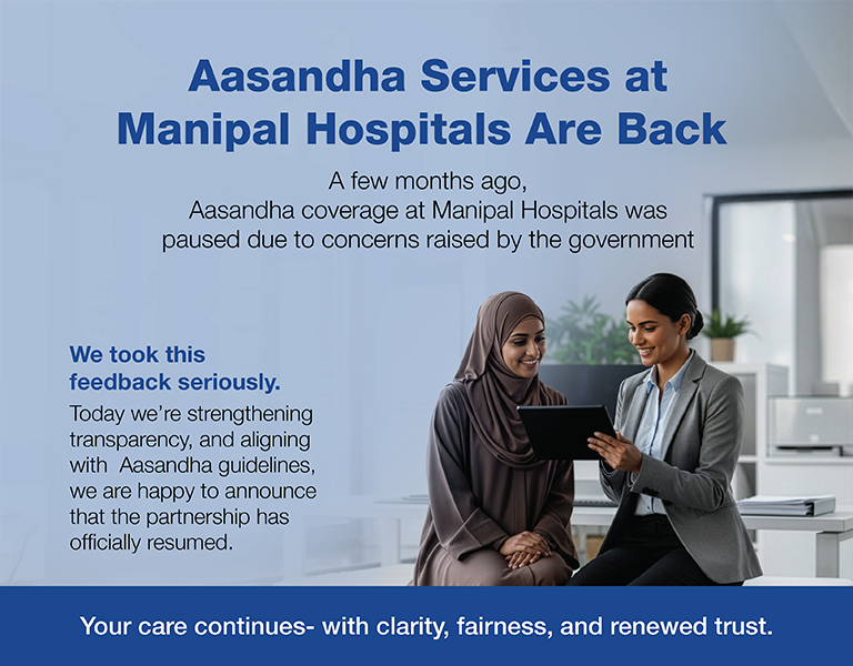 Aasandha Services At Manipal Hospitals Global